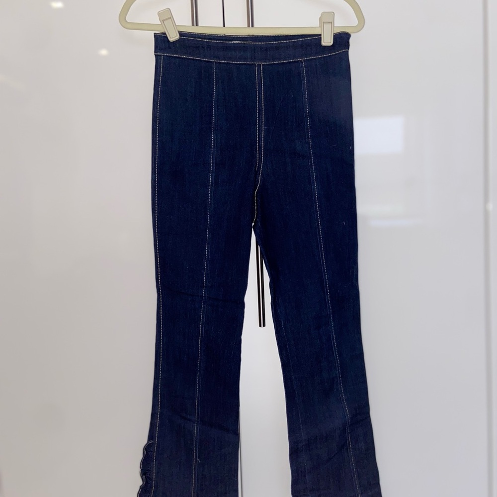 Cinq a Sept Dark Blue Capri Jeans